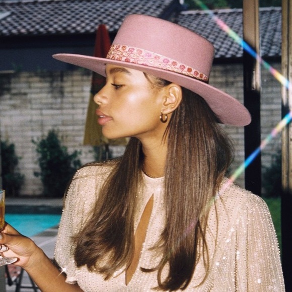 Color Celestial Boater Dipped Crown Hat 
